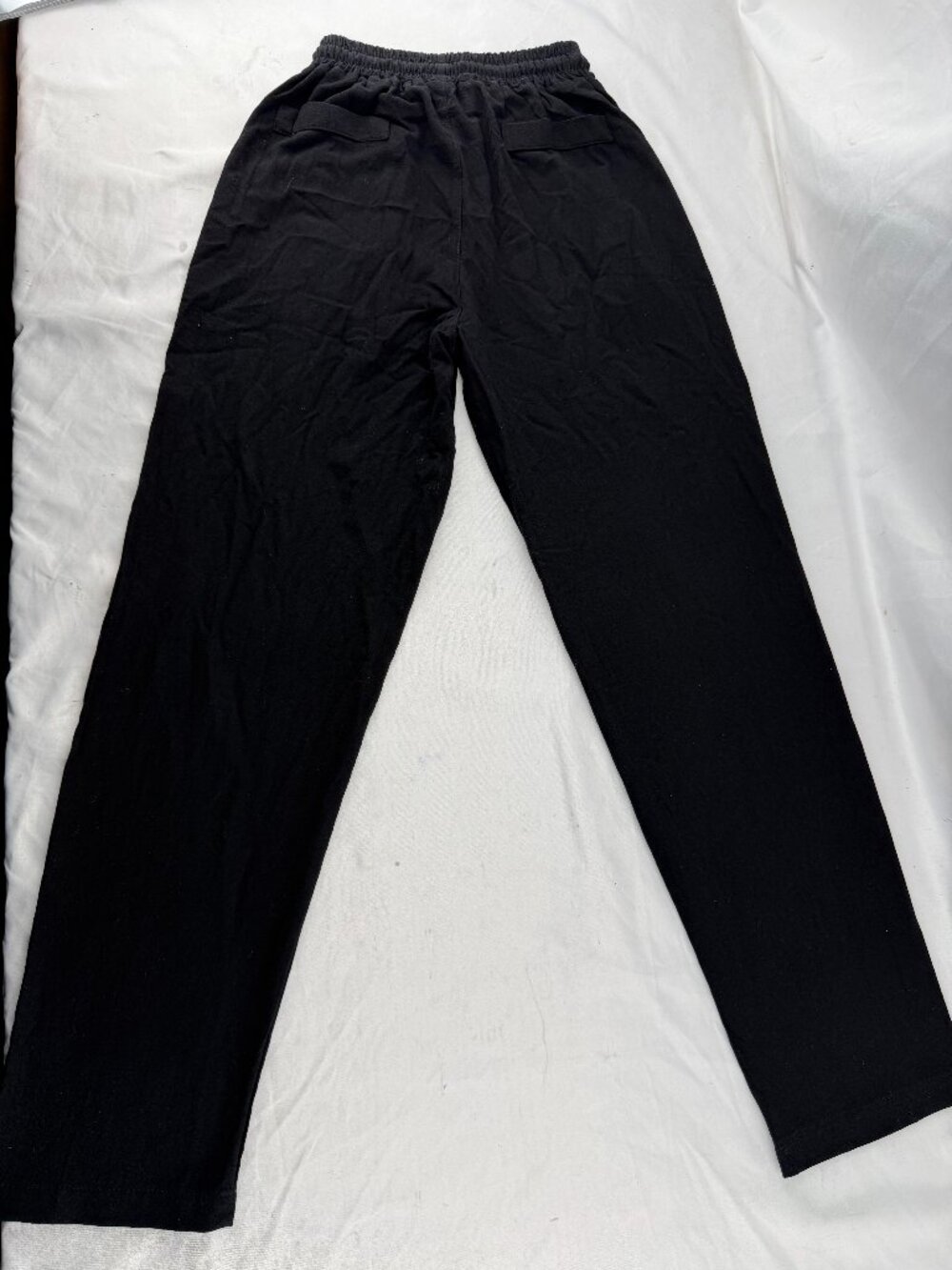 Mens Casual Black Joggers Sweatpants Drawstring Pockets Size XL Streetwear